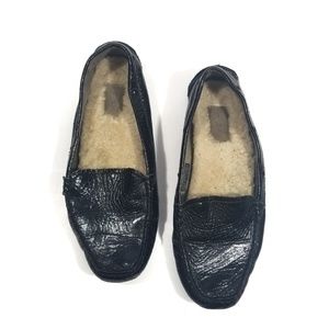 UGG Australia Sheepskin Lined Leather Loafer / 7.5